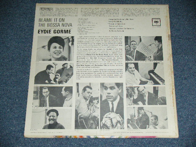 画像: EYDIE GORME - BLAME IT ON THE BOSSA NOVA  ( Ex+/Ex++ ) / 1963 US AMERICA ORIGINAL STEREO Used LP