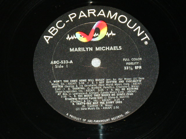 画像: MARILYN MICHAELS - MARILYN MICHAELS / 1965 US AMERICA ORIGINAL MONO Used LP 