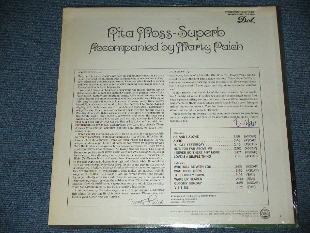 画像: RITA MOSS - SUPERB / 1963 US ORIGINAL Brand new MONO SEALED LP 