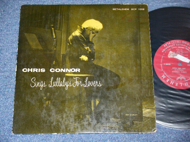 画像1: CHRIS CONNOR - SINGS LULLABY FOR LOVERS / 1954 US AMERICA ORIGINAL Maroon Color and 1st Press Design Label MONO Used 10" inch LP 