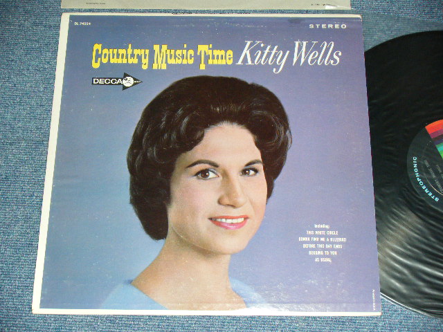 画像1: KITTY WELLS - COUNTRY MUSIC TIME ( Ex+/Ex+++ ) / 1964 US AMERICA ORIGINAL STEREO  Used LP  