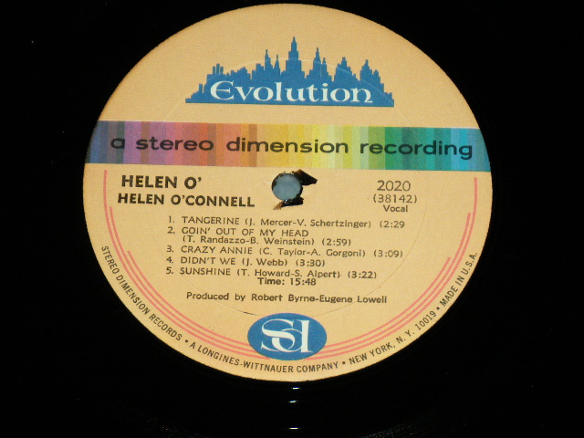 画像: HELEN O'CONELLE - HELEN O' / 1970's US AMERICA ORIGINAL Used LP 