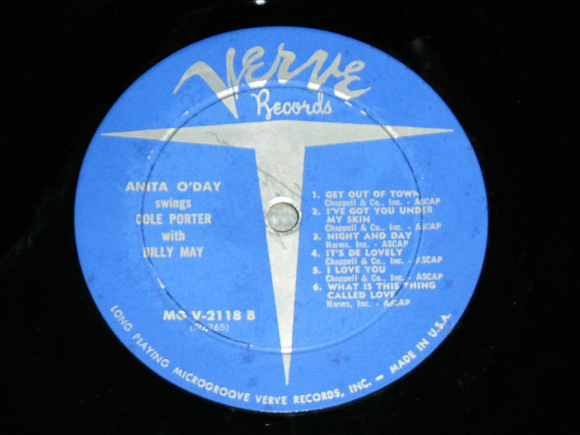 画像: ANITA O'DAY - SWINGS COLE PORTER with BILLY MAY  / 1959  US AMERICA  ORIGINAL MONO  Used LP