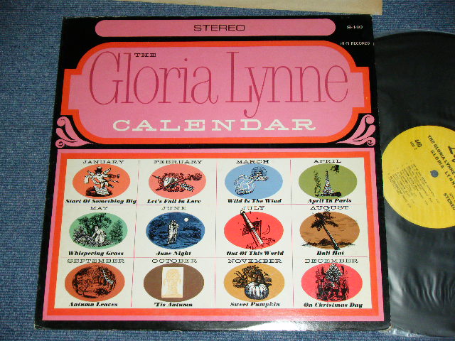 画像1: GLORIA LYNNE - THE GLORIA LYNNE CALENDAR  ( Ex+/Ex+++ ) / 1966 US ORIGINAL  STEREO  Used LP