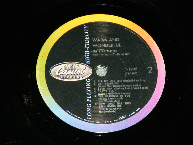 画像:  THE KING SISTERS - WARM AND WONDERFUL / 1959  US ORIGINAL MONO Used  LP