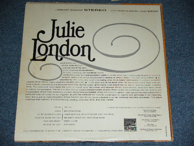 画像: JULIE LONDON - JULIE LONDON ( Ex+/Ex+++)  / 1968? US ORIGINAL STEREO Used LP