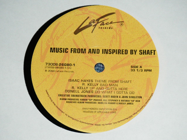 画像: ost v.a. ( ISSAC HAYES,R.KELLY,DONELL JONES + more ...) - SHAFT / 2000 UUS AMERICA  ORIGINAL Brand New  2-LP