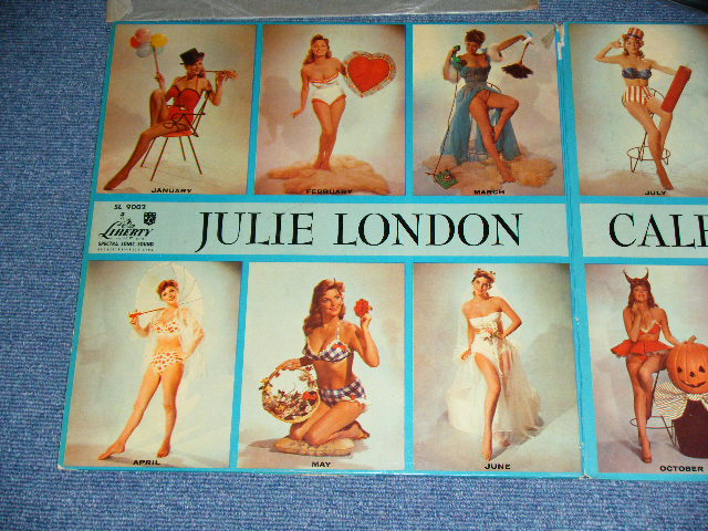 画像: JULIE LONDON - CALENDAR GIRL ( Ex++/Ex+++ ) / 1956 US ORIGINAL MONO MARLOON  LABEL Used LP