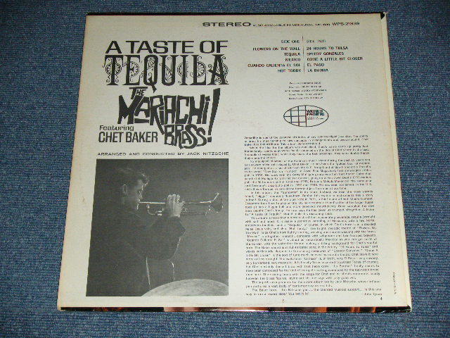 画像: MARIACHI BRASS featuring  CHET BAKER  - A TASTE OF TEQUILLA  ( With JACK NITZSCHE & HAL BLAINE ) / 1966  US AMERICA ORIGINAL STEREO Used  LP  