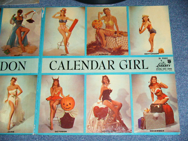 画像: JULIE LONDON - CALENDAR GIRL ( Ex++/Ex+++ ) / 1956 US ORIGINAL MONO MARLOON  LABEL Used LP