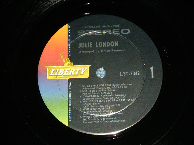 画像: JULIE LONDON - YOU DON'T HAVE TO BE A BABY  TO CRY  ( Ex++/Ex+++, ) /1964 US AMERICA ORIGINAL STEREO Used LP