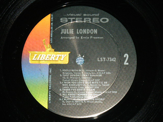 画像: JULIE LONDON - YOU DON'T HAVE TO BE A BABY  TO CRY  ( Ex++/Ex+++, ) /1964 US AMERICA ORIGINAL STEREO Used LP