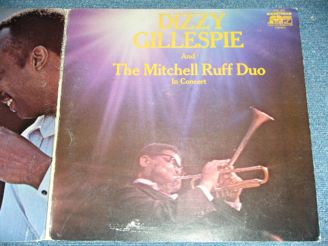 画像: DIZZY GILLESPIE and THE MITCHELL RUFF DUO - IN CONCERT / 1972 US ORIGINAL Used LP  