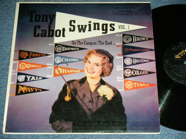 画像1: TONY CABOT & HIS ORCHESTRA - TONY CABOT SWINGS ON THE CAMPUS  VOLUME 1: THE EAST  / 1956 US ORIGINAL MONO Used LP  