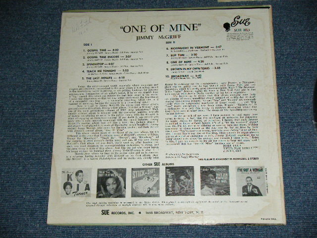 画像: JIMMY McGRIEF - ONE OF MINE / 1963 US AMERICA PROMO MONO Used LP  
