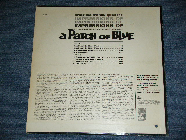 画像: WALT DICKERSON QUARTET - IMPRESSIONS OF A PATCH OF  BLUE / 1965 US AMERICA PROMO STEREO  Used LP  