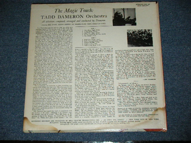 画像: TADD DAMERON Orchestra ( featuring BILL EVANS,JOHNNY GRIFFIM,JOE WILLIAMS,CLARK TERRY,PHILLY JOE JONES) - THE MAGIC TOUCH / 1962 US AMERICA ORIGINAL MONO   Used LP  