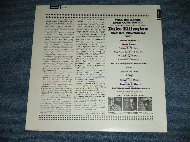 画像: DUKE ELLINGTON -  WILL BIG BANDS EVER COME BACK? ( Ex++/.MINT- ) / 1965 US ORIGINAL STEREO Used LP 