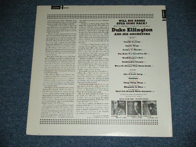 画像: DUKE ELLINGTON -  WILL BIG BANDS EVER COME BACK? (Ex++/Ex+ Looks:Ex) / 1965 US AMERICA ORIGINAL 1st Press "3 MULTI  COLOR Label" Used LP 