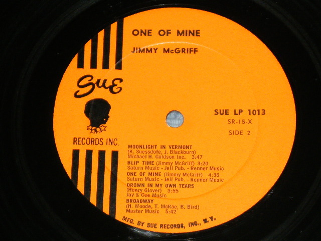 画像: JIMMY McGRIEF - ONE OF MINE / 1963 US AMERICA PROMO MONO Used LP  