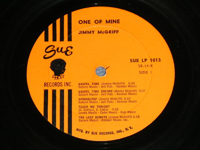 画像: JIMMY McGRIEF - ONE OF MINE / 1963 US AMERICA PROMO MONO Used LP  