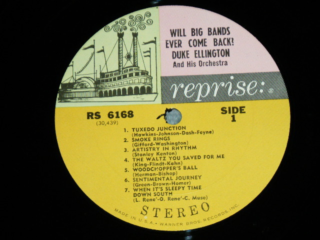 画像: DUKE ELLINGTON -  WILL BIG BANDS EVER COME BACK? (Ex++/Ex+ Looks:Ex) / 1965 US AMERICA ORIGINAL 1st Press "3 MULTI  COLOR Label" Used LP 