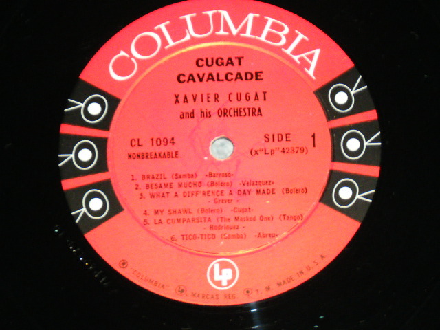 画像: XAVIER CUGAT - CUGAT CAVALCADE / 1958 US AMERICA ORIGINAL"6 EYES Label" MONO Used LP 