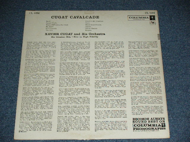 画像: XAVIER CUGAT - CUGAT CAVALCADE / 1958 US AMERICA ORIGINAL"6 EYES Label" MONO Used LP 