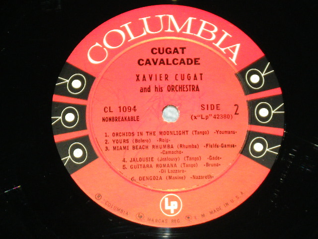 画像: XAVIER CUGAT - CUGAT CAVALCADE / 1958 US AMERICA ORIGINAL"6 EYES Label" MONO Used LP 