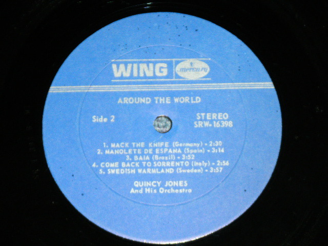 画像: QUINCY JONES - AROUND THE WORLD ( VG+++/Ex+)  / 1960's US AMERICA OIGINAL STEREO Used  LP 