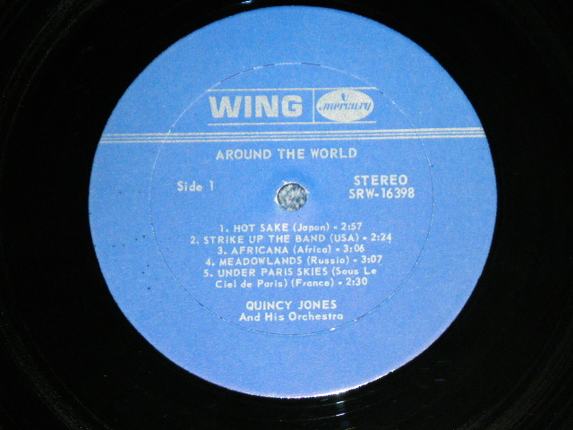 画像: QUINCY JONES - AROUND THE WORLD ( VG+++/Ex+)  / 1960's US AMERICA OIGINAL STEREO Used  LP 