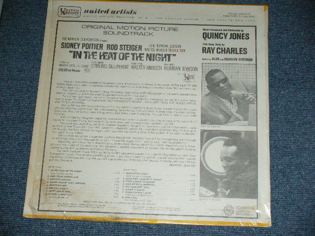 画像: ost Sound TGrack ( QUINCY JONES + RAY CHARLES ) - IN THE HEAT OF THE NIGHT ( Ex+++,Ex++/Ex++ )  / 1967 US AMERICA OIGINAL STEREO Used  LP 