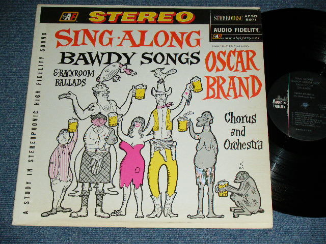 画像1: OSCAR BRAND - SING ALONG BAWDY SONGS & BACK ROOM BALLADS / 1962 US AMERICA ORIGINAL  STEREO Used LP 