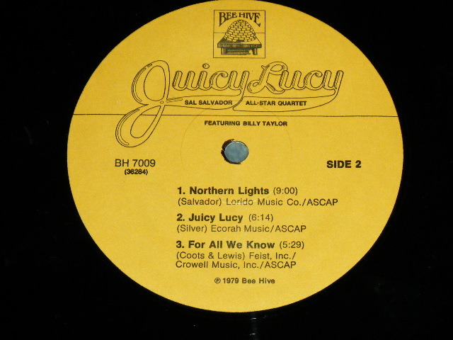 画像: SAL SALVADOR ALL-STAR QUARTET - QUICY LUCY  / 1979 US AMERICA ORIGINAL Used LP 