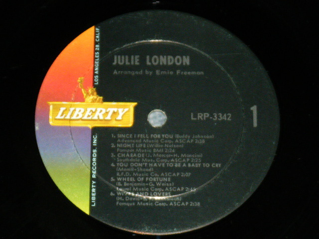 画像: JULIE LONDON - YOU DON'T HAVE TO BE A BABY  TO CRY  ( Ex+++/Ex++ ) /1964 US AMERICA ORIGINAL MONO  Used LP