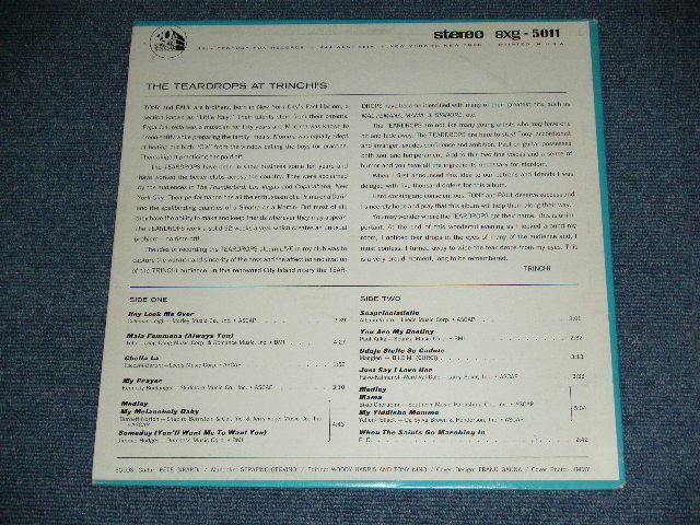 画像: TEARDROPS,The - AT THE TRINCHI'S ( Ex++/Ex+++ ) / 1963 US AMERICA ORIGINAL  STEREO Used LP 