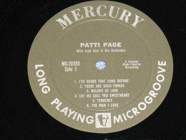 画像: PATTI PAGE   - I'VE HEARD THAT SONG BEFORE ( Ex++,Ex/Ex+ )  / 1959 US AMERICA ORIGINAL MONO Used LP 