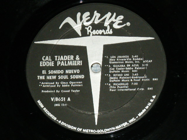 画像: CAL TJADER & EDDIE PALMIERI  - EL SONIDO NUEVO ( Ex++,Ex/Ex++ )  / 1966 US AMERICA ORIGINAL Mono LP  