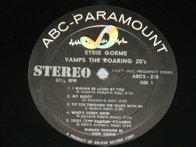 画像: EYDIE GORME - VAMPS THE ROARING 20'S  / 1958 US AMERICA ORIGINAL STEREO Used LP