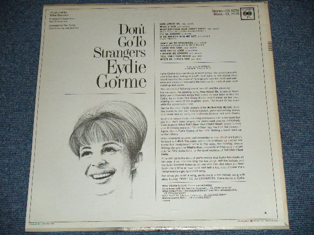 画像: EYDIE GORME - DON'T GO TO STRANGER ( Ex+/Ex+++ ) / 1966 US AMERICA ORIGINAL "360 Sound Label" STEREO Used LP