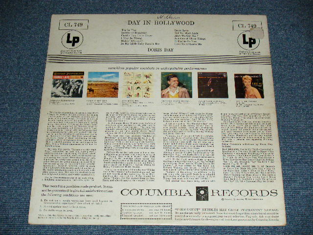 画像: DORIS DAY -  DAY IN HOLLYWOOD ( Ex++/Ex++ )   / 1956 US ORIGINAL "6 EYES Label" Mono Used LP