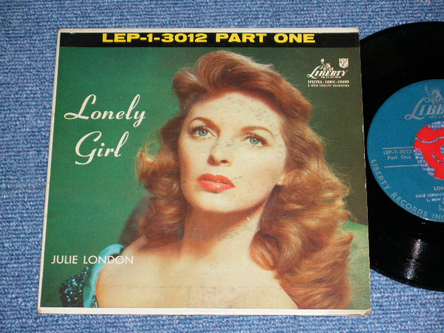 画像1: JULIE LONDON - LONELY GIRL (Ex+/Ex+ ) / 1956 US ORIGINAL MONO 45rpm EP