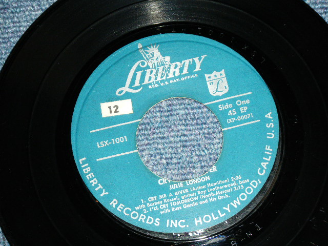 画像: JULIE LONDON - CRY ME A RIVER (Ex+/Ex++ ) / 1955 US ORIGINAL MONO 45rpm EP