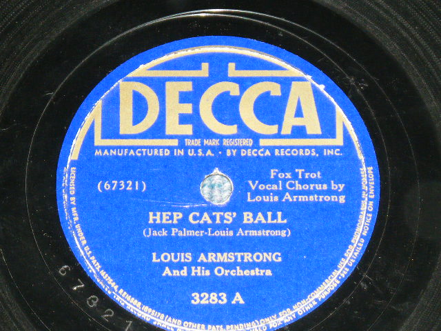 画像1: LOUIS ARMSTRONG -  HEP CATS' BALL ( Vocal )  / US ORIGINAL Used 78rpm SP 