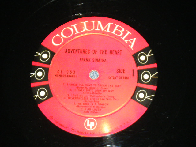 画像: FRANK SINATRA - ADVENTURES OF THE HEART ( Ex/Ex+++ )  / 1957  US AMERICA  ORIGINAL  6 EYE'S LABEL MONO Used LP 