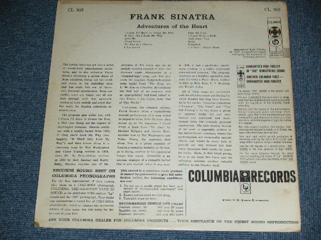 画像: FRANK SINATRA - ADVENTURES OF THE HEART ( Ex/Ex+++ )  / 1957  US AMERICA  ORIGINAL  6 EYE'S LABEL MONO Used LP 