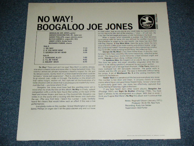 画像: IVAN BOOGALOO JOE JONES - NO WAY!  /  US AMERICA Limited REISSUE Used LP 