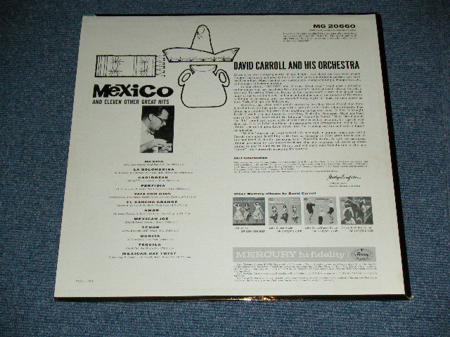 画像: DAVID CARROLL and his ORCHESTRA -  MEXICO ( Ex+++/Ex+++ )  / 1962 US AMERICA ORIGINAL MONO Used  LP 