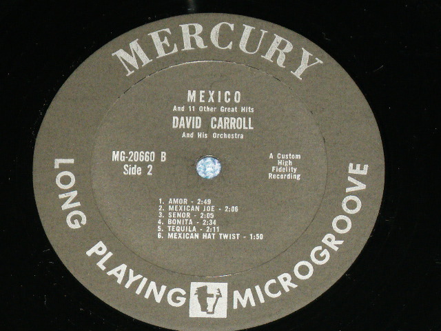 画像: DAVID CARROLL and his ORCHESTRA -  MEXICO ( Ex+++/Ex+++ )  / 1962 US AMERICA ORIGINAL MONO Used  LP 