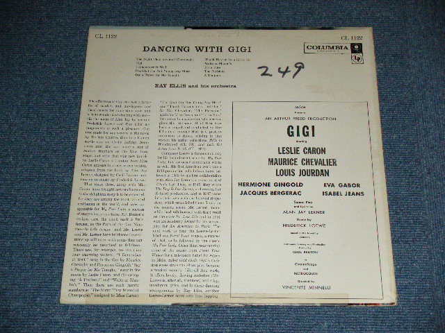 画像: RAY ELLIS and His ORCHESTRA - DANCING WITH GIGI  ( Ex+/Ex+++ )  / 1958 US AMERICA ORIGINAL White Label PROMO STEREO Used  LP 